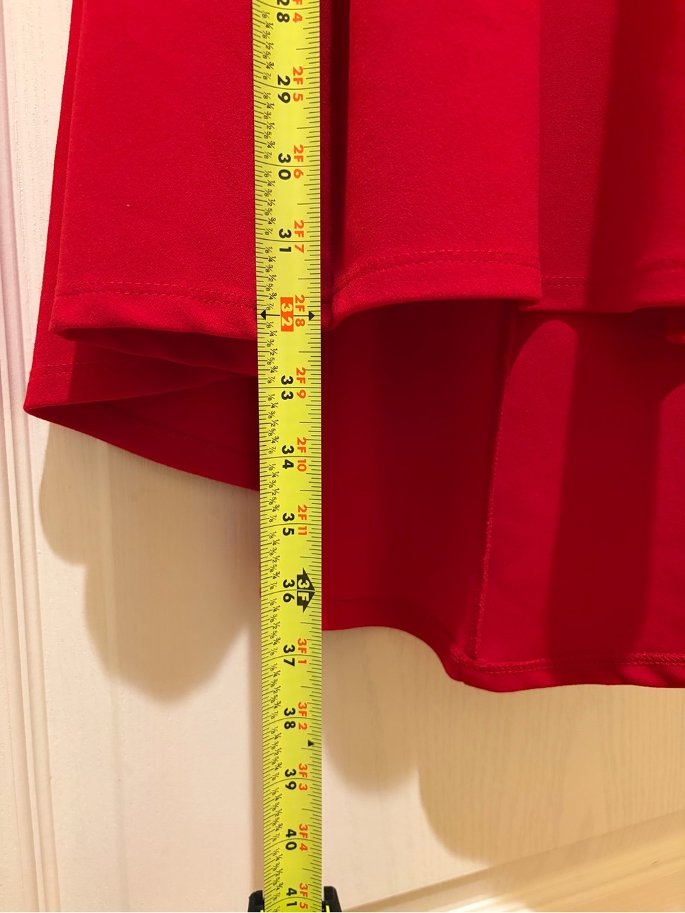 Red Halter High-Low Party Dress - Picture 2 of 6